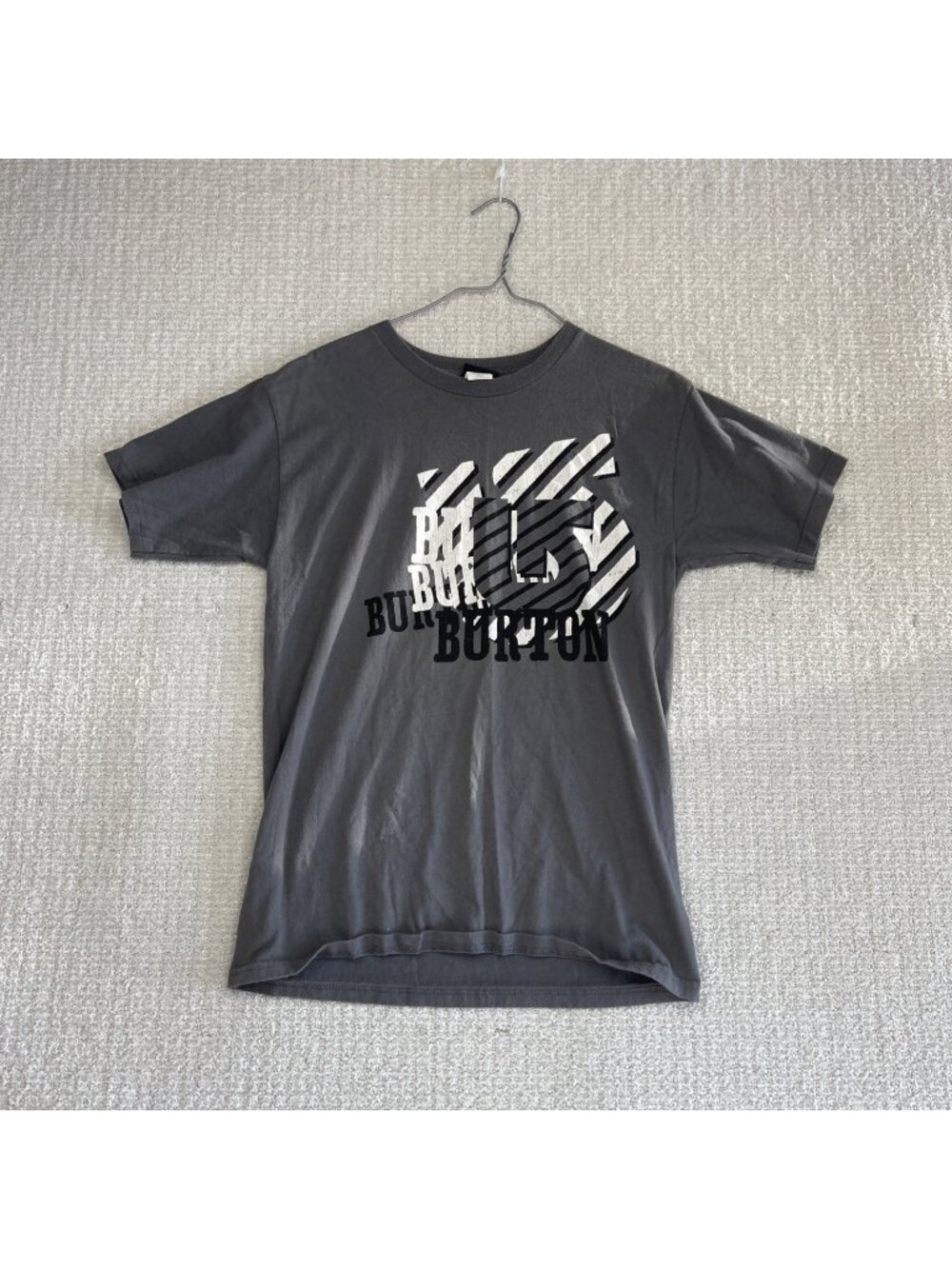 Y2K Burton Snowboards Grunge Alt Goth T-Shirt Men’s Size S* Skateboard 2000's